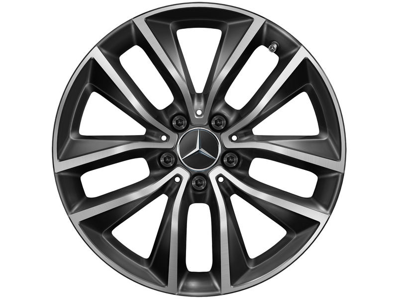 5-Doppelspeichen-Rad Schwarz Glanzgedreht, Bridgestone, Blizzak LM001 MO, 255/50 R18 106V XL, Winter, Q4401419112500J2021