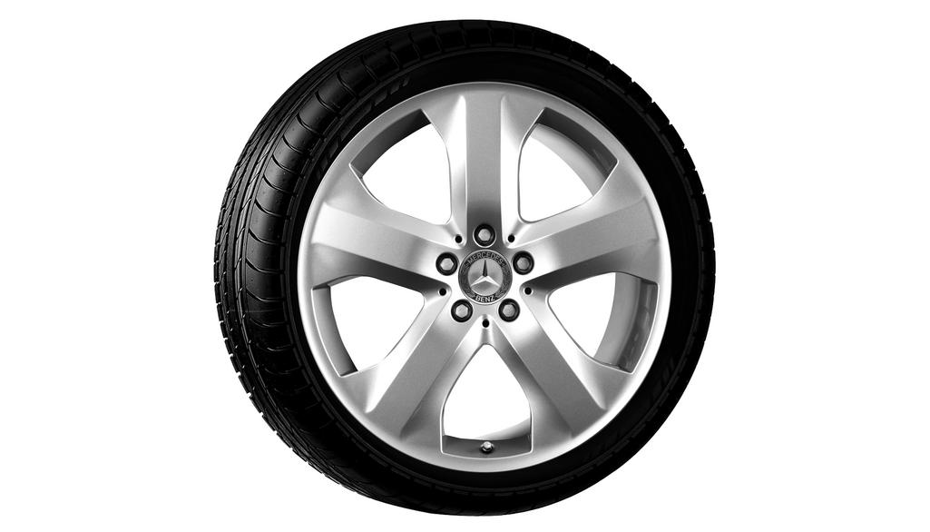 Cerchio a 5 razze, 48,3 cm (19 pollici), GL-GLS, 275/55 R19/, argento titanio, B66474219 Cerchio a 5 razze, 48,3 cm (19 pollici), GL-GLS, 275/55 R19/, argento titanio, B66474219