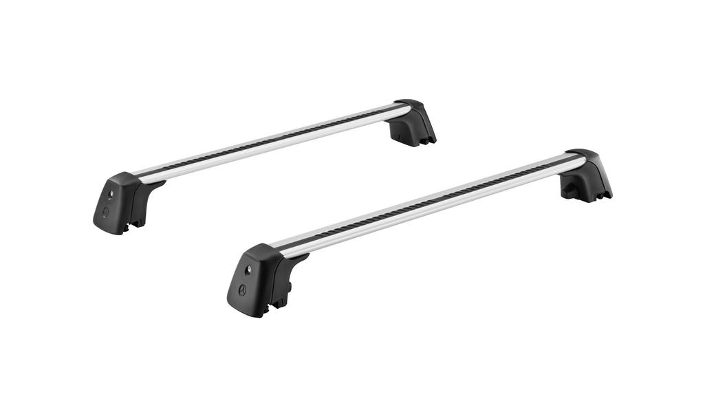 Railing carrier, GLC, silver-colored, black, A2538900593 Railing carrier, GLC, silver-colored, black, A2538900593