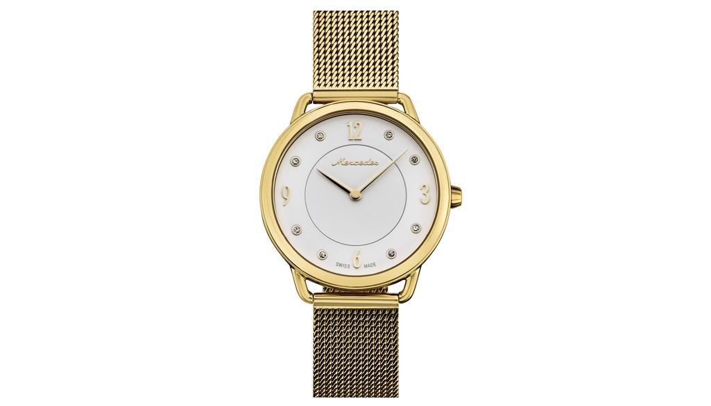 Orologio da polso da donna, Classic Lady, color argento/oro, B66045748 Orologio da polso da donna, Classic Lady, color argento/oro, B66045748