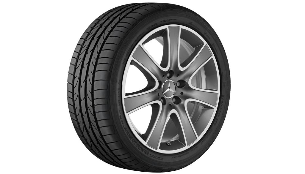 7-Speichen-Rad, S-Klasse, Dunlop, SP Winter Sport 4D MOE, 245/50 R18/XL/104V, Winter, Q440541210340