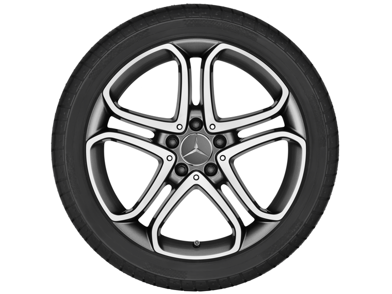 5-twin-spoke wheel, 45.7 cm (18-inch), high-sheen, CLS, 255/40 R18/, gray Himalaya, A21840123027X21