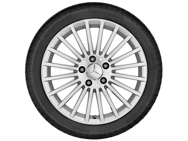 Vielspeichen-Rad, 43,2 cm (17 Zoll), GLA, 215/60 R17/, vanadiumsilber, A15640118007X45