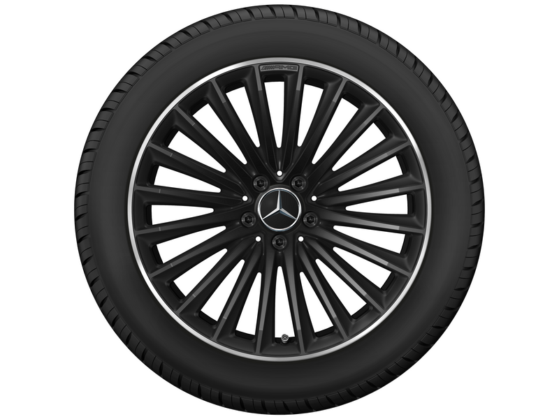 AMG Vielspeichen-Rad, 48,3 cm (19 Zoll), SL, 255/45 R19/, schwarz matt, A23240119007X71