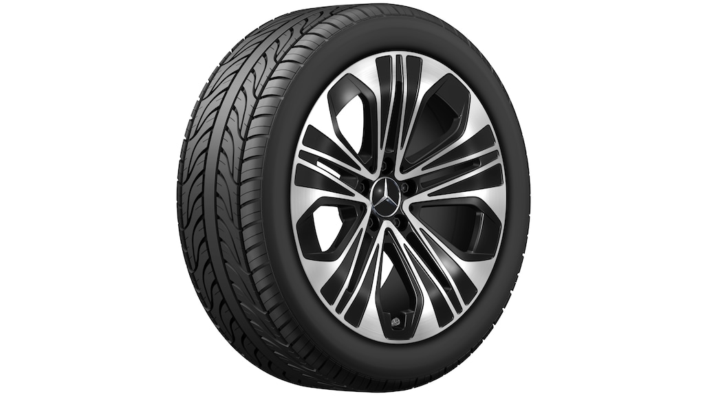 5-spoke wheel, gloss black, Continental, WinterContact TS 860 S MO, 245/45 R19 102H XL, Winter, Q44014111359A