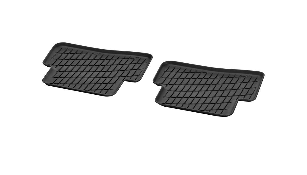 Tappetini per tutte le stagioni Dynamic Squares, posteriori, 2 pezzi, Classe C, nero, A20668026049G33 Tappetini per tutte le stagioni Dynamic Squares, posteriori, 2 pezzi, Classe C, nero, A20668026049G33
