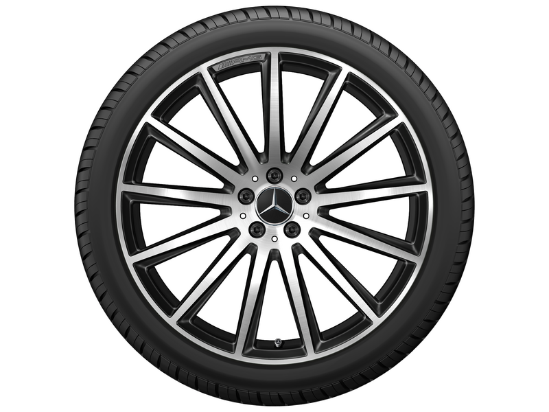 AMG multi-spoke wheel, black polished, Pirelli, Scorpion Winter MO, 285/45 R22 114V XL, Winter, Q440301712510