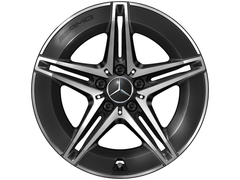 AMG 5-Doppelspeichen-Rad Schwarz Glanzgedreht, Pirelli, Cinturato P7 C2 MO, 245/40 R18 97Y XL, Sommer, Q4402417102800J2022