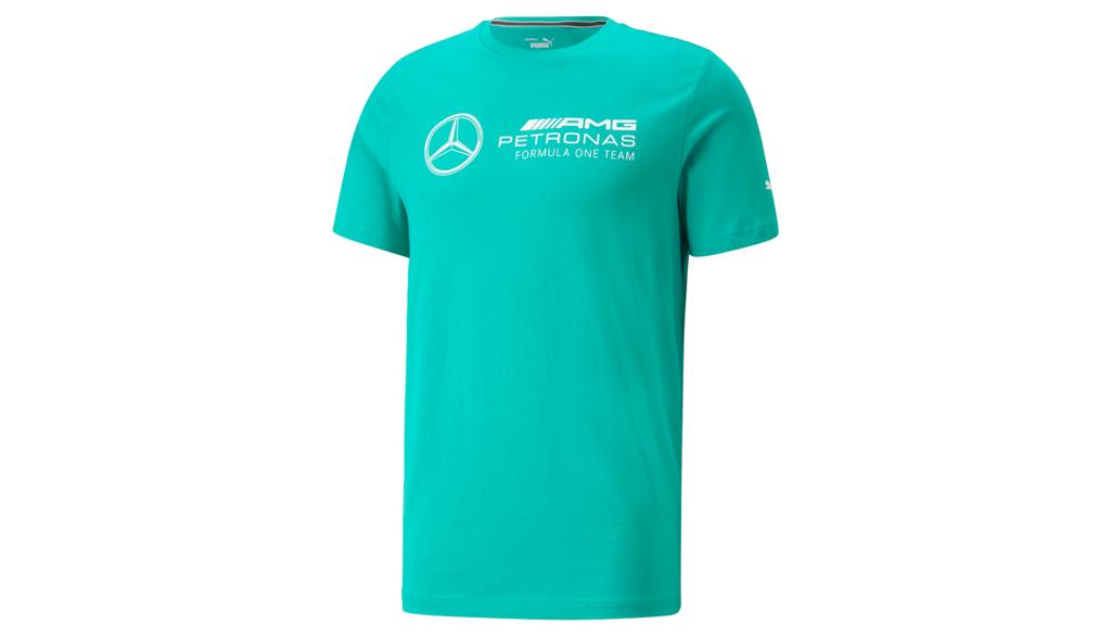 T-shirt voor heren, Mercedes-AMG F1, groen, B6799004