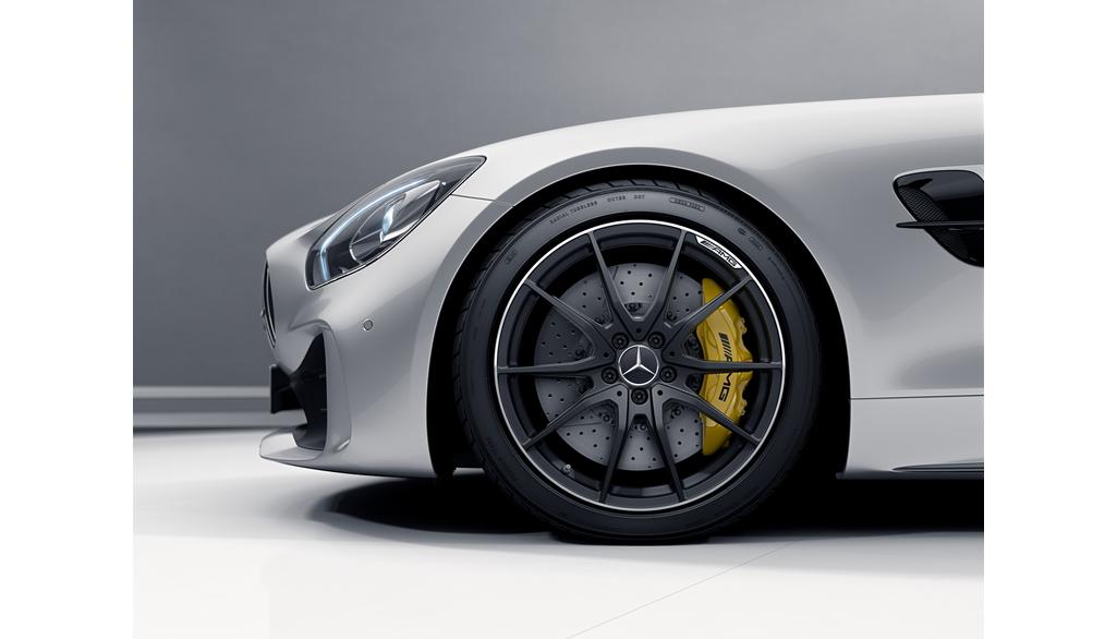 AMG forged wheel in 10-spoke design, 50.8 cm (20-inch), high-sheen rim flange, AMG GT, 325/30 R20/, matt black, A19040114007X71