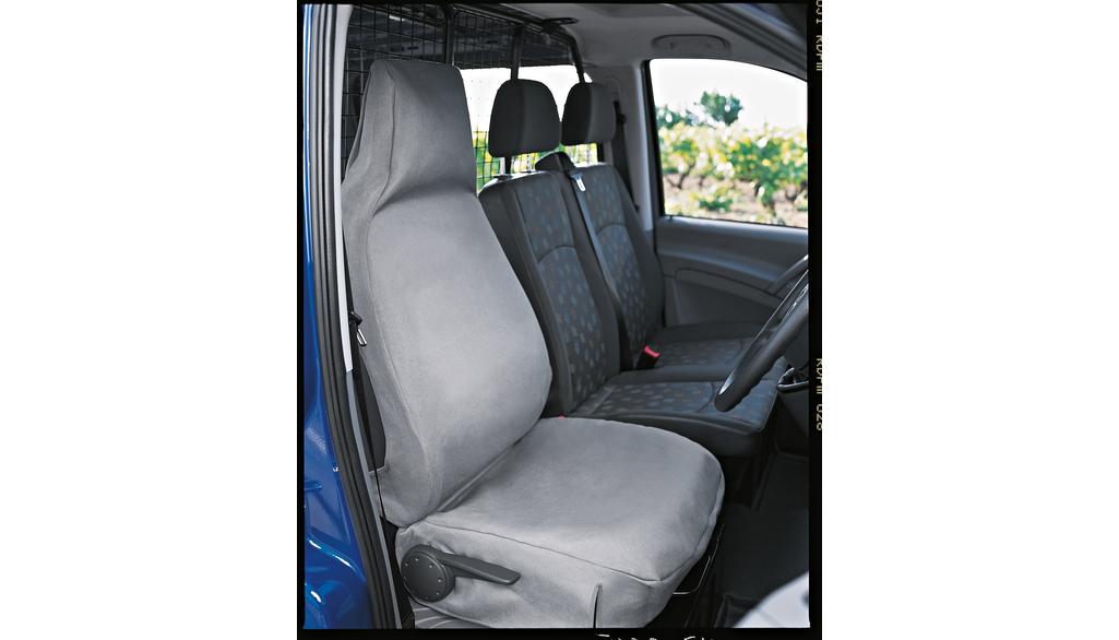 Protective cover, single seat driver/passenger, Viano/Vito/eVito, gray, B66560598