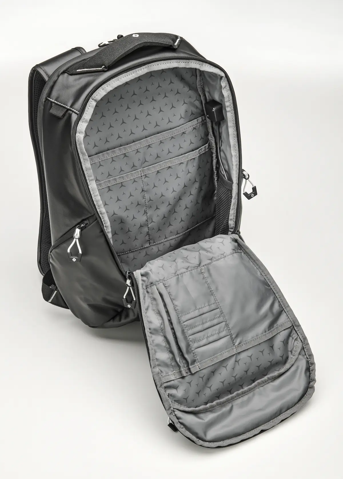 Rucksack, schwarz, Polyamid (recycelt) / Polyester, Samsonite, B67960127 Rucksack, schwarz, Polyamid (recycelt) / Polyester, Samsonite, B67960127