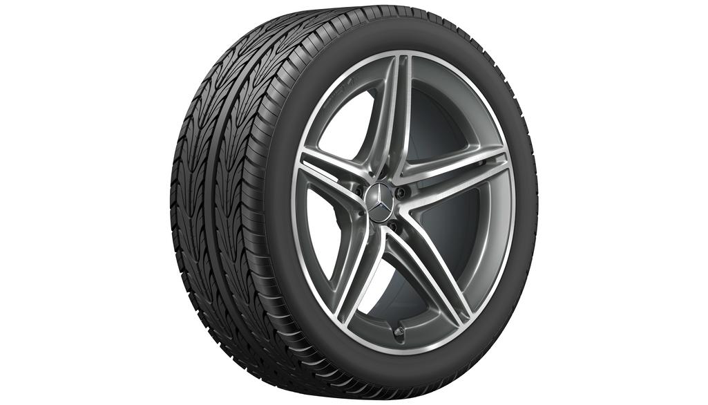 AMG 5-twin-spoke wheel, tantalum gray, Michelin, Pilot Alpin 5 MO1, 265/40 R20 104W XL, winter, Q440141511890