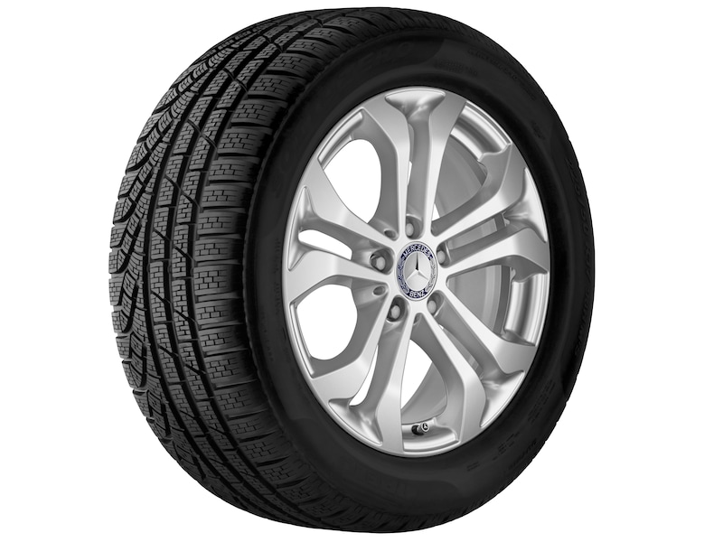 5-twin-spoke wheel, vanadium silver metallic, Michelin, Latitude Alpin LA2 MO, 235/65 R17 104H, winter, Q4403015105300J2022