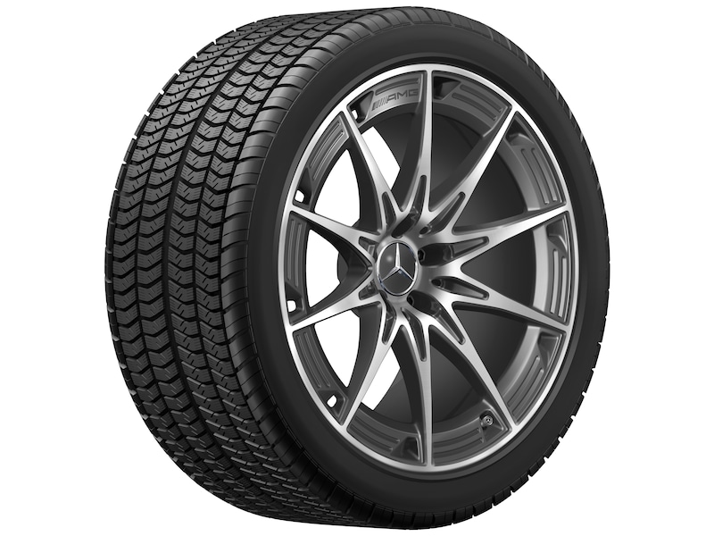 AMG 10-Speichen-Rad, glanzgedreht, AMG GT, 295/35 R20/, tantalgrau, A19240109007Y51