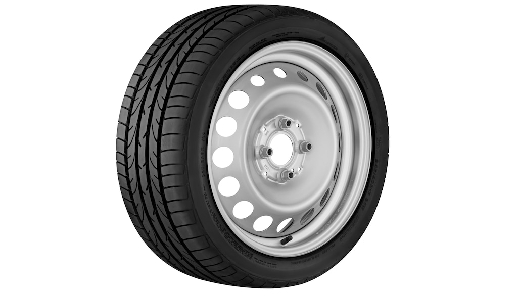Steel wheel silver, Goodyear, Vector 4Seasons G2, 165/65 R15 81T, all-season, Q44084141005A