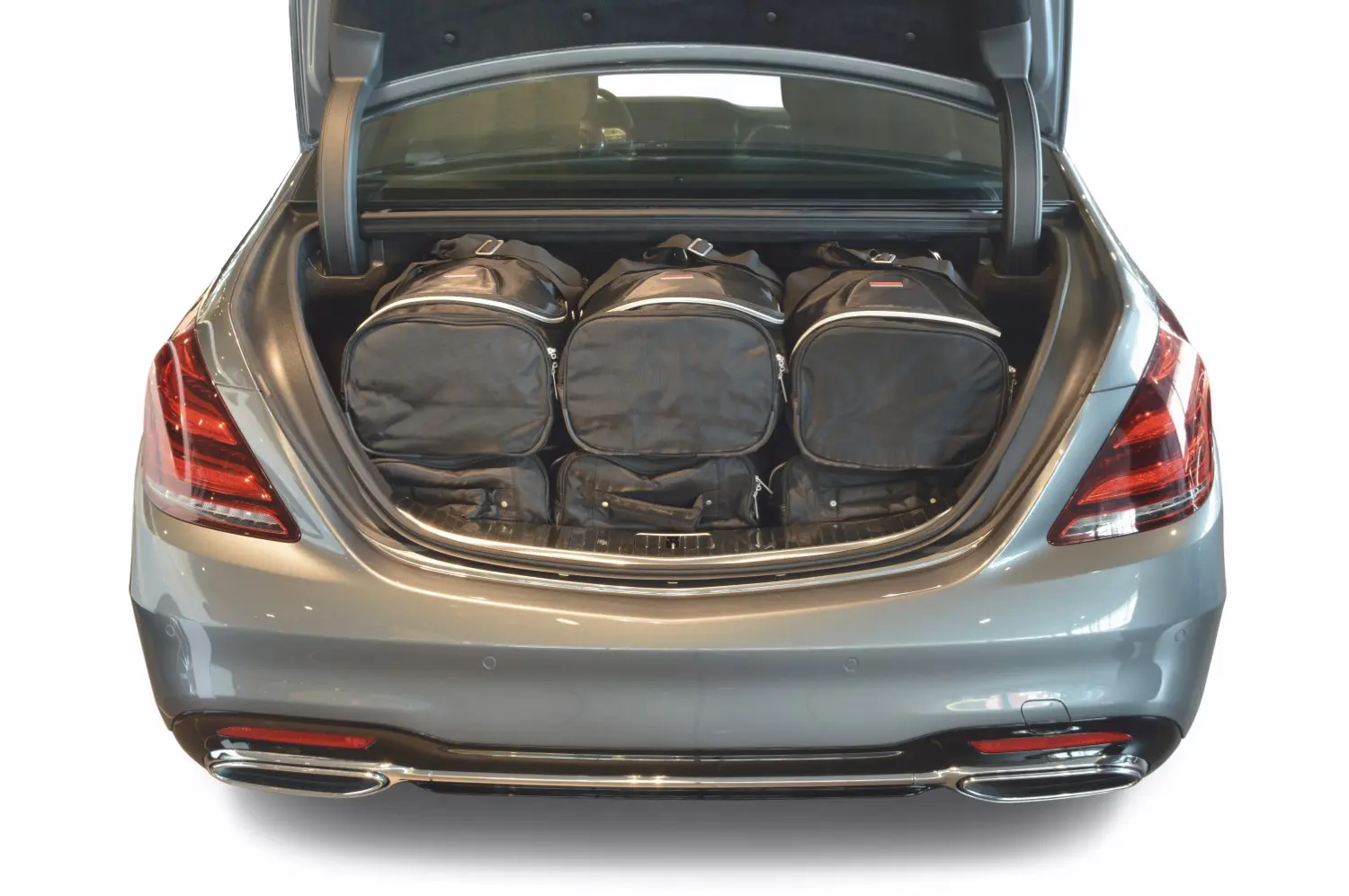 Reisetaschenset passend für Mercedes-Benz S-Klasse (W222) 2013-2020 4-Türer Limousine - Schwarz, CB-M22001S
