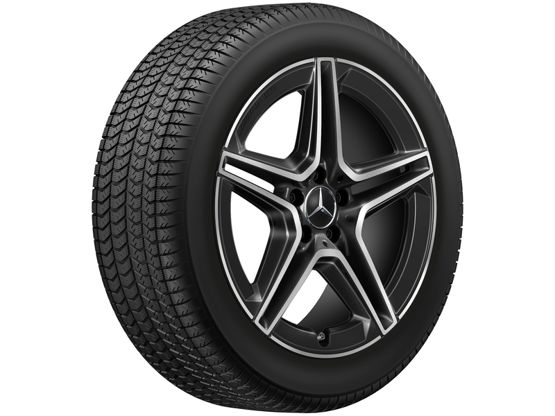 AMG 5-twin-spoke wheel, gloss black, Pirelli, W SottoZero 3 MO, 235/50 R19 99H, winter, Q440301711830