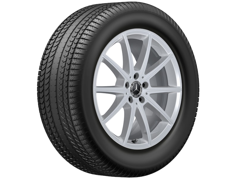 Mercedes-Benz Original Winter-Komplettrad 10-Speichen vanadiumsilber , Pirelli, Scorpion Winter MO, 275/55 R19 111 H None, Winter, Q440141717150