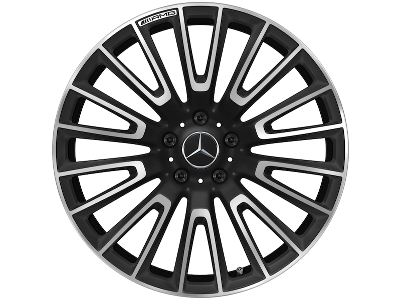 AMG multi-spoke wheel, black matt gloss finish, Continental, WinterContact TS 860 S MO1, 295/40 R22 112V XL, winter, Q440301110510