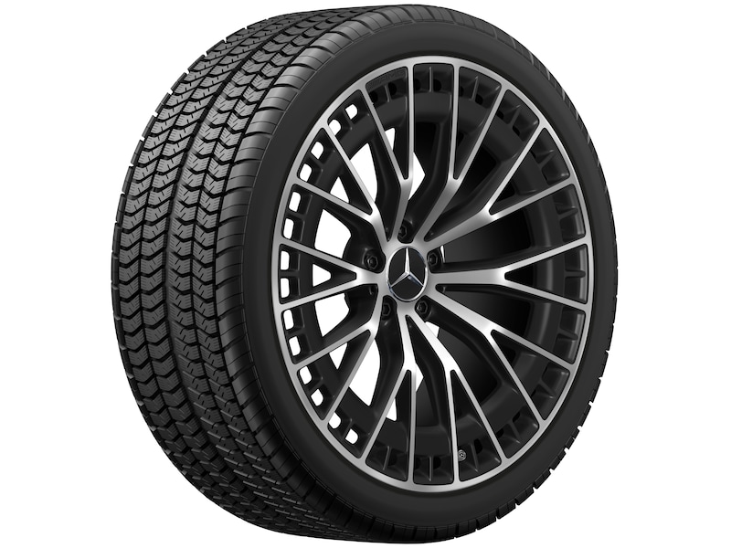 Mercedes-Benz Genuine complete winter wheel AMG cross-spoke matt black, Michelin, Pilot Alpin 5 SUV MO1, 295/35 R21 107 V XL, winter, Q440301511190