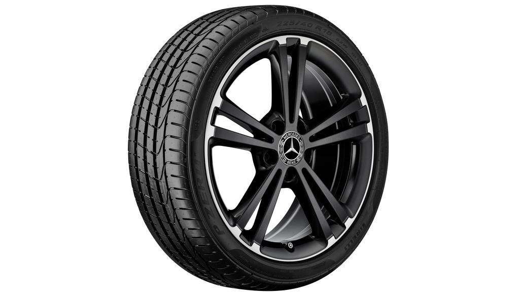 5-Doppelspeichen-Rad, CLA/ B-Klasse/ A-Klasse, Bridgestone, Blizzak LM001 MO, 225/45 R18/91H, Winter, Q440141910910 5-Doppelspeichen-Rad, CLA/ B-Klasse/ A-Klasse, Bridgestone, Blizzak LM001 MO, 225/45 R18/91H, Winter, Q440141910910
