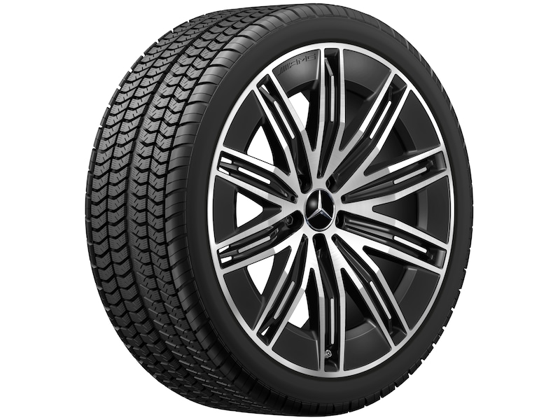 AMG 10-Speichen-Rad Schwarz Glanzgedreht, Goodyear, UltraGrip Performance + MO, 265/40 R21 105H XL, Winter, Q4403014102700J2022