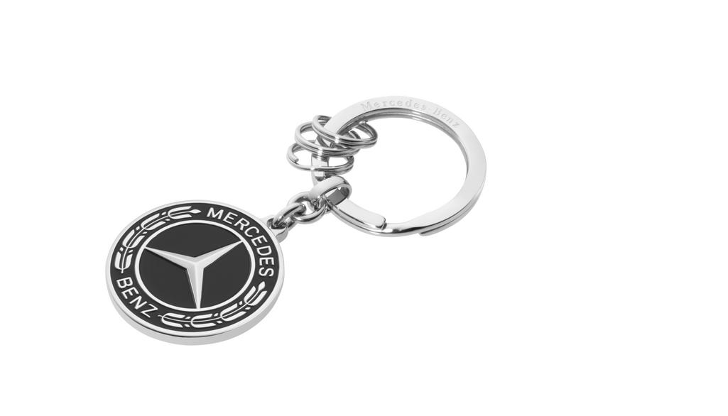 Key fob, Untertürkheim, silver / black, B66953307 Key fob, Untertürkheim, silver / black, B66953307