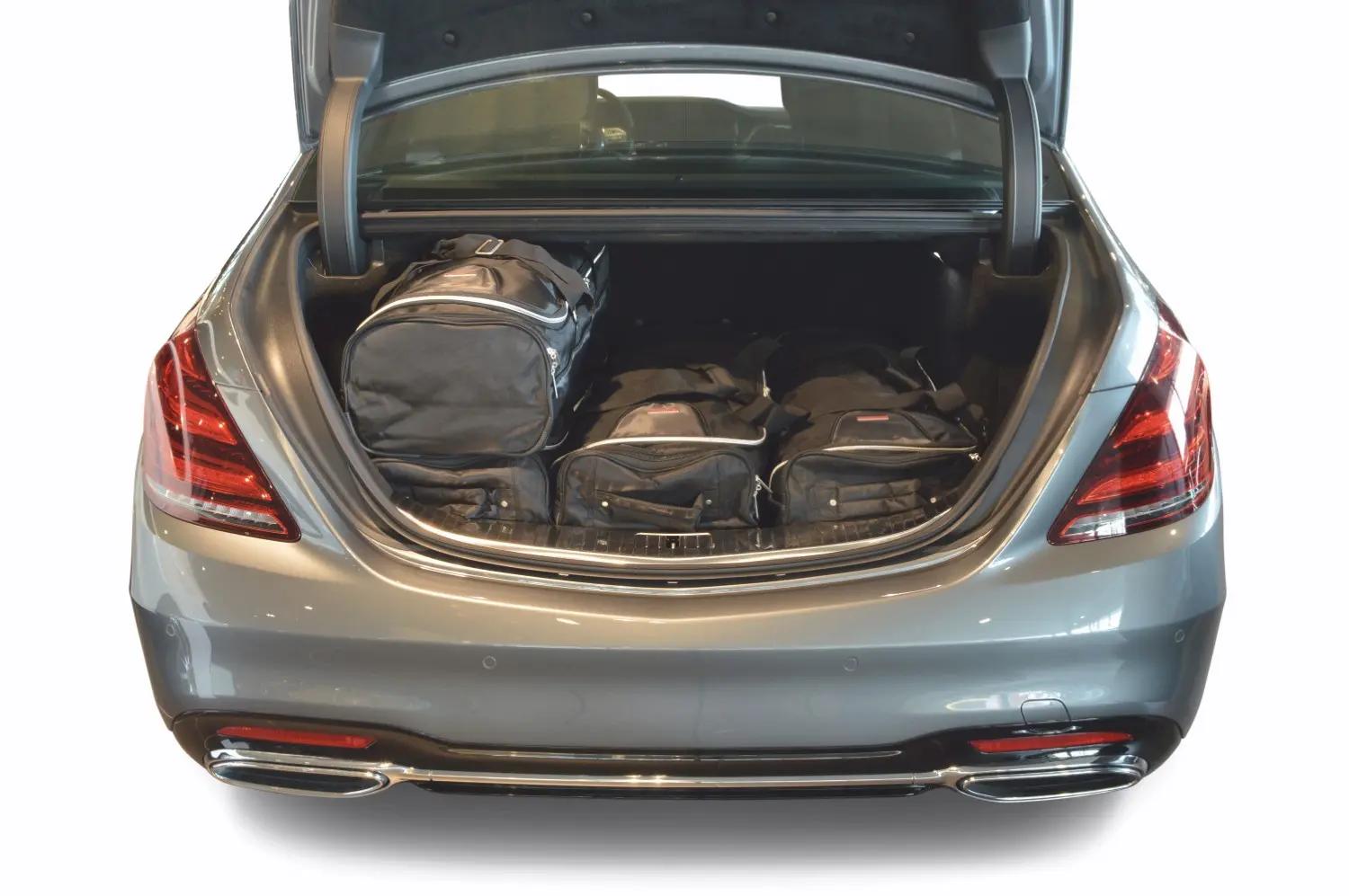 Reisetaschenset passend für Mercedes-Benz S-Klasse (W222) 2013-2020 4-Türer Limousine - Schwarz, CB-M22001S