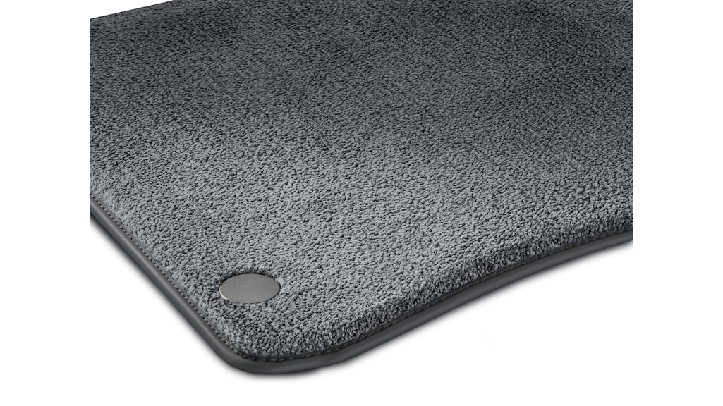 Tappetini in velluto, EXCLUSIVE, set, 3 pezzi, EQS, grigio argento, A29668091067Q87 Tappetini in velluto, EXCLUSIVE, set, 3 pezzi, EQS, grigio argento, A29668091067Q87