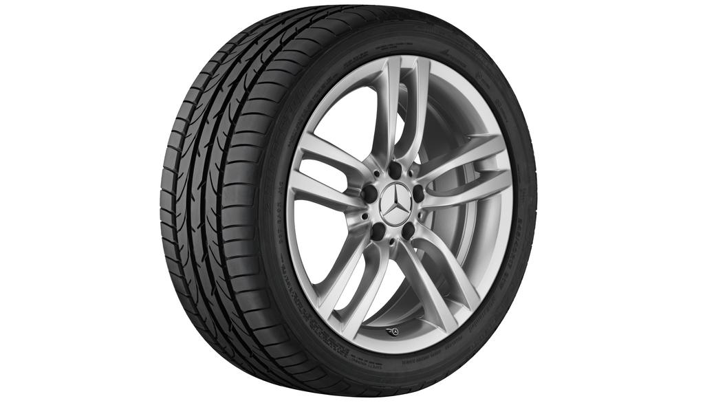 5-twin-spoke wheel, 45.7 cm (18-inch), SL, 285/35 R18/, vanadium silver, A23140111027X45