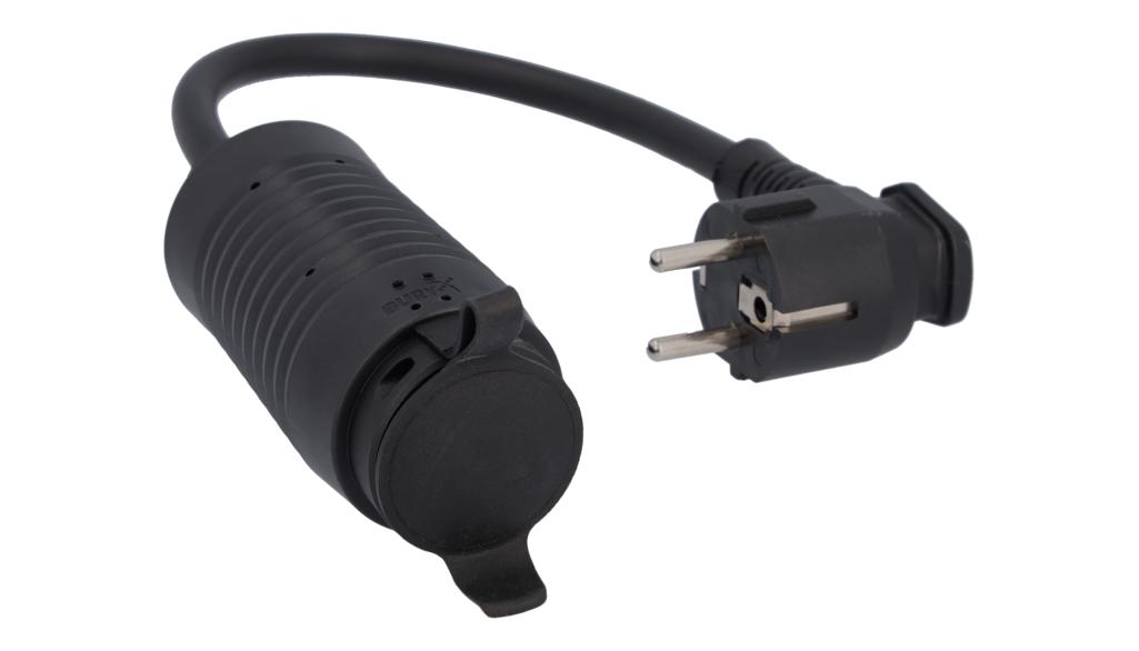 Sistema di ricarica flessibile Pro, adattatore, tipo E/F (UE), (ad es. Classe S/ smart/ GLC), nero, A0008211902 Sistema di ricarica flessibile Pro, adattatore, tipo E/F (UE), (ad es. Classe S/ smart/ GLC), nero, A0008211902