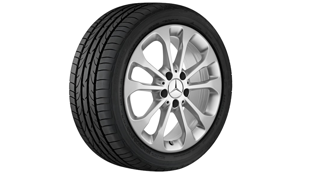 Cerchio a 5 doppie razze, argento vanadio metallizzato, Bridgestone, Dueler H/P Sport MO, 215/60 R17 96V, estivo, Q4406519100300J2022