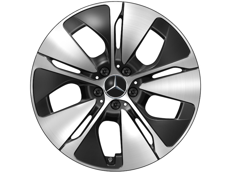 5-Speichen-Rad, Aero, 48,3 cm (19 Zoll), glanzgedreht, 275/40 R19/, schwarz, A21440133007X23