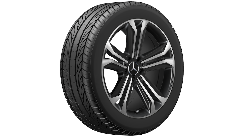 5-twin-spoke wheel, black polished, Pirelli, W SottoZero 3 MO, 255/45 R19 104V XL, winter, Q4401417156100J2022