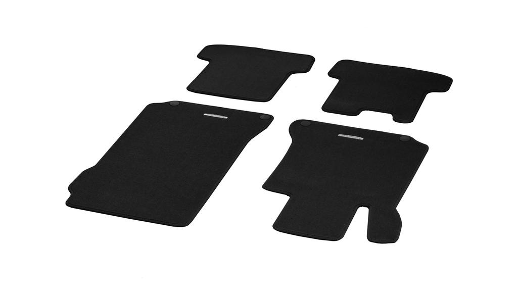 CLASSIC velour mats, set, 4-piece, E-Class/ C-Class, black, A20768094009F87