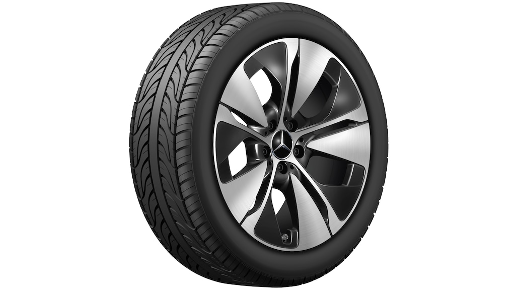 5-spoke wheel, gloss black, Continental, WinterContact TS 860 S MO, 245/45 R19 102H XL, Winter, Q440141113670