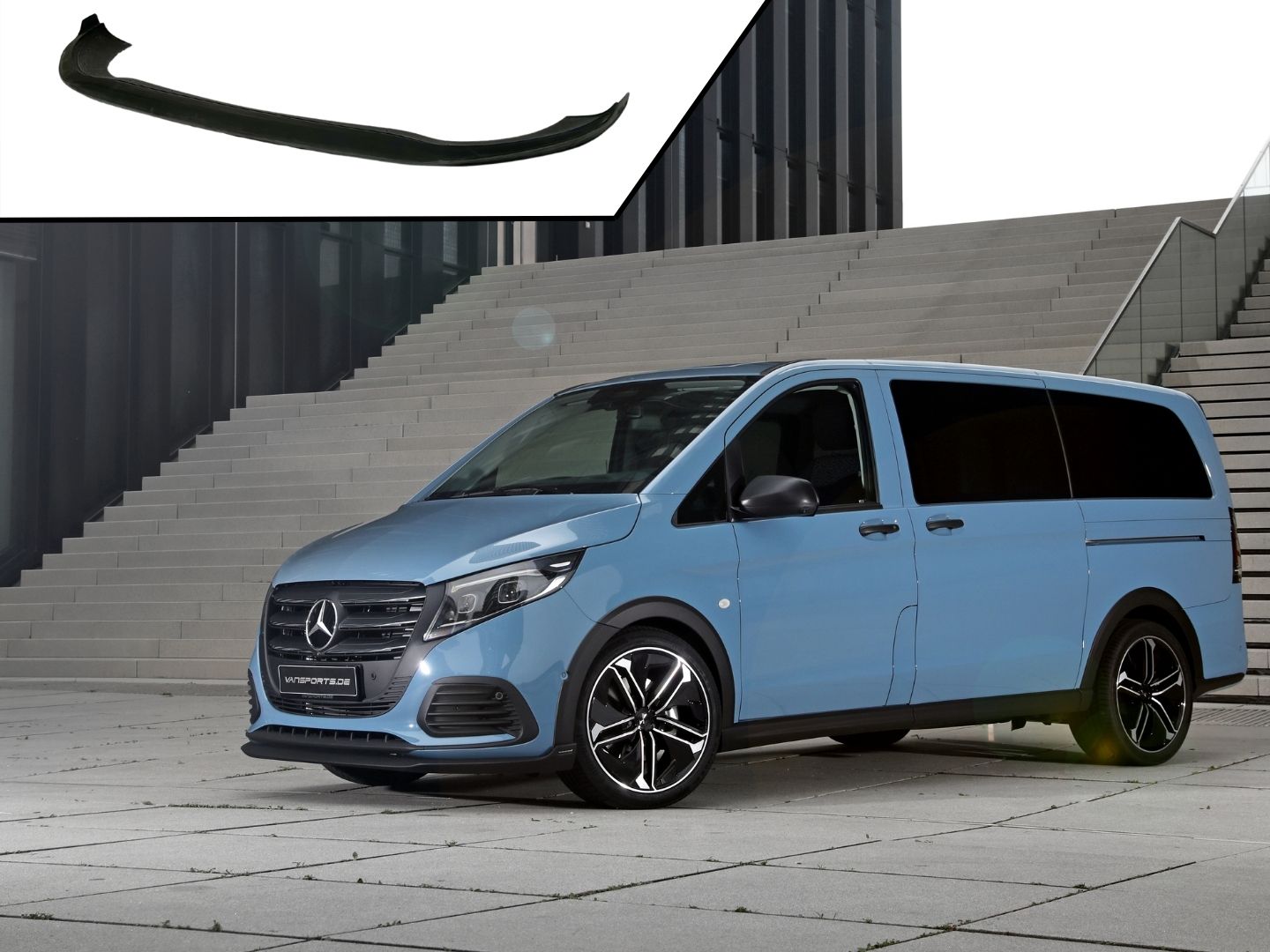Frontspoilerlippe für Mercedes-Benz Vito/ V-Klasse 447 (ab Facelift 2024), VS-447885012D