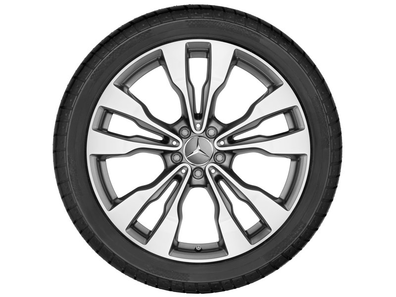 5-twin-spoke wheel gray Himalaya glossy turned, Pirelli, Scorpion Winter MO, 275/50 R20 109V, Winter, Q4403017103800J2021