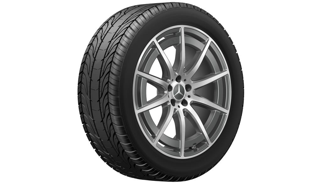 AMG 10-Speichen-Rad, 53,3 cm (21 Zoll), glanzgedreht, GLS, 315/40 R21/, tantalgrau, A16740182007Y51