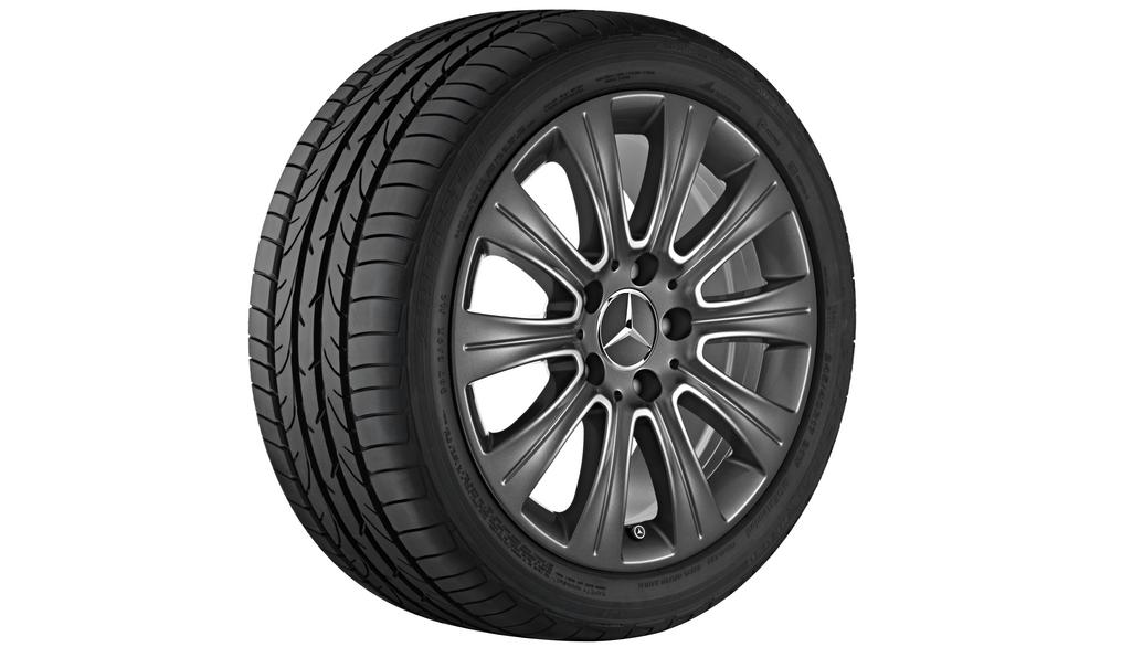 10-spaaks velg, 40,6 cm (16 inch), E-Klasse, 225/55 R16/, grijs Himalaya, A21240158027756