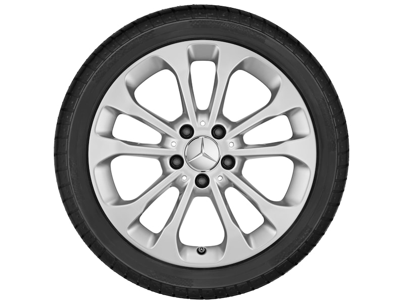 Cerchio a 5 doppie razze, argento vanadio metallizzato, Bridgestone, Dueler H/P Sport MO, 215/60 R17 96V, estivo, Q4406519100300J2022