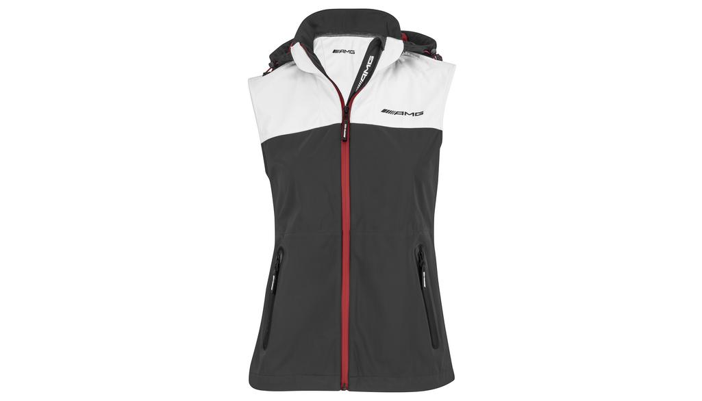 Gilet AMG softshell da donna, bianco / nero, B66959255 Gilet AMG softshell da donna, bianco / nero, B66959255
