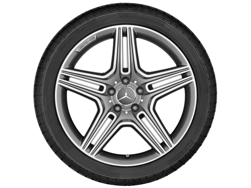 AMG 5-twin-spoke wheel, titanium gray, Pirelli, W 240 SottoZero Series II MO, 255/35 R19 96V XL, winter, Q4401417133900J2020