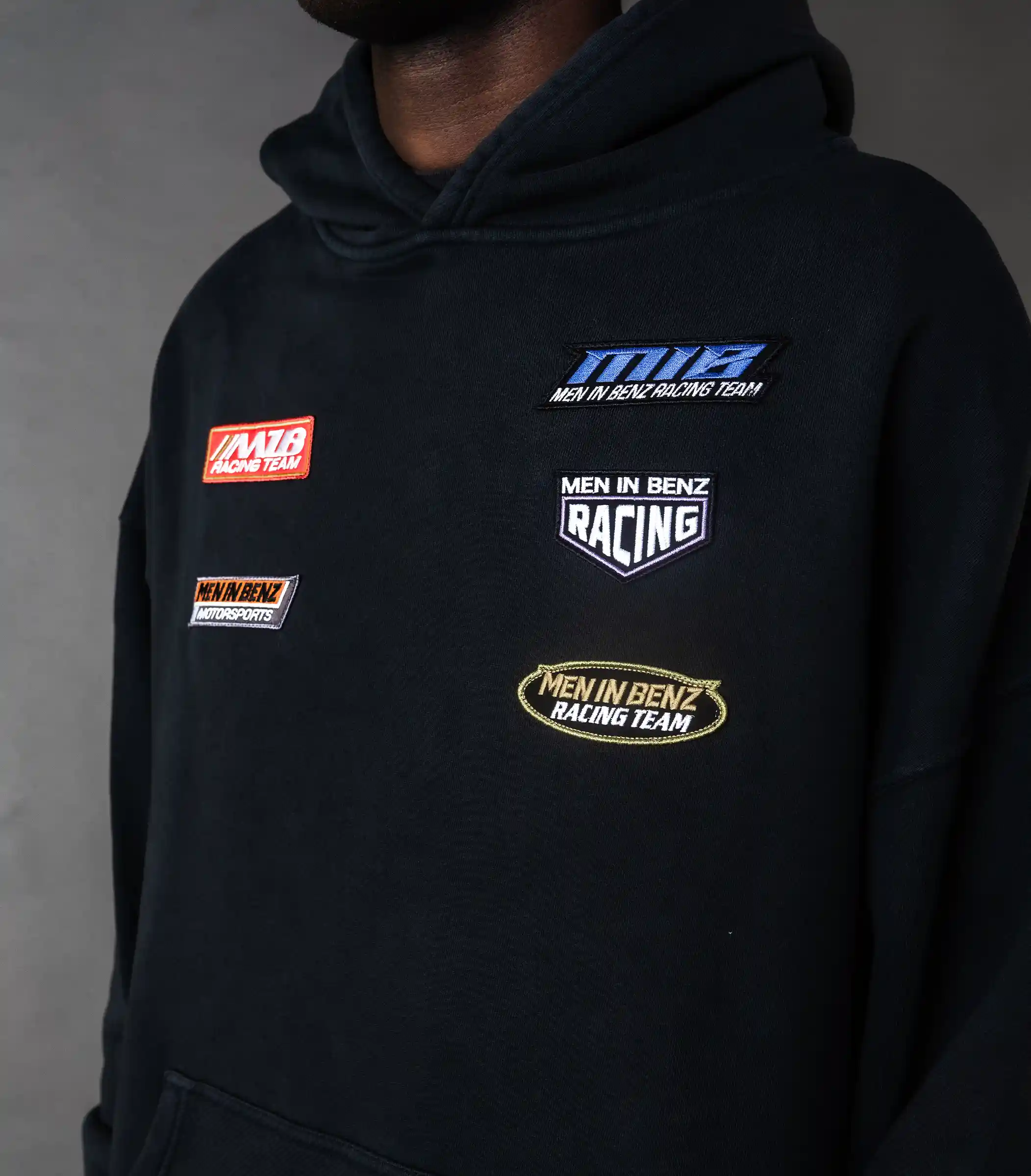 MIB Racing Team Hoodie, black, MIB03001B-3XL010