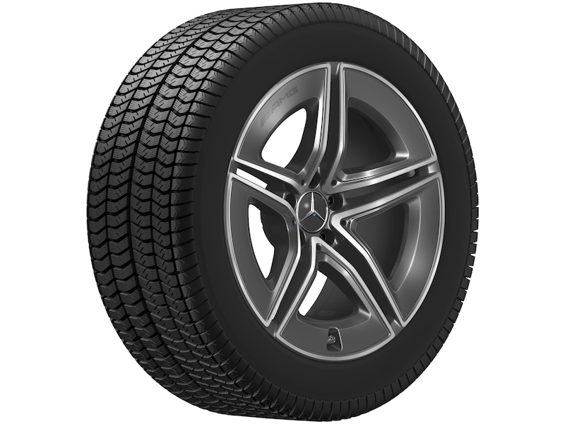 AMG 5-twin-spoke wheel, tantalum gray, Pirelli, Scorpion Winter 2 MO1, 255/50 R19 107V XL, winter, Q440301712920