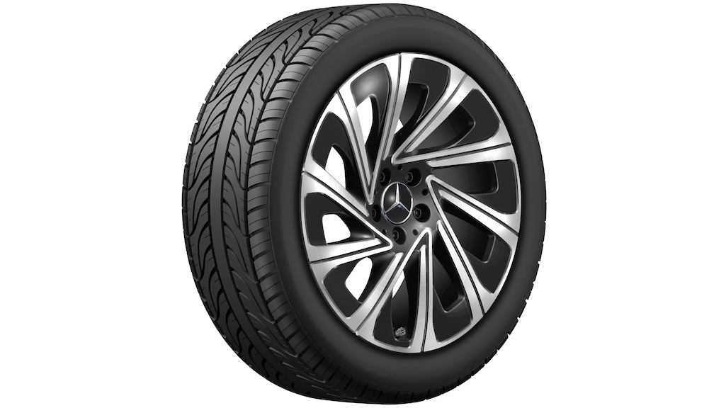 Cerchio a 10 razze, Aero, 48,3 cm (19 pollici), lucido, 275/40 R19/, nero, A21440131007X23 Cerchio a 10 razze, Aero, 48,3 cm (19 pollici), lucido, 275/40 R19/, nero, A21440131007X23