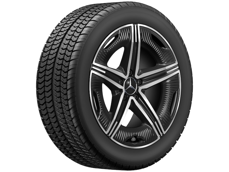 AMG 5-twin-spoke wheel, gloss black, Pirelli, W SottoZero 3 MO, 255/45 R19 104V XL, winter, Q4401417156700J2022