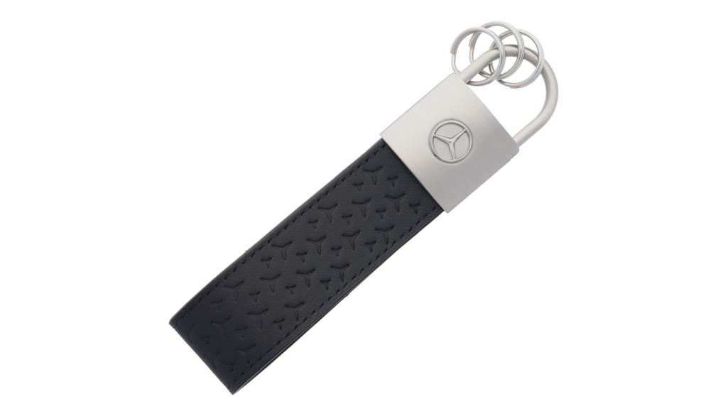 Key fob, Mercedes-Benz, upcycling, black, B66959376 Key fob, Mercedes-Benz, upcycling, black, B66959376