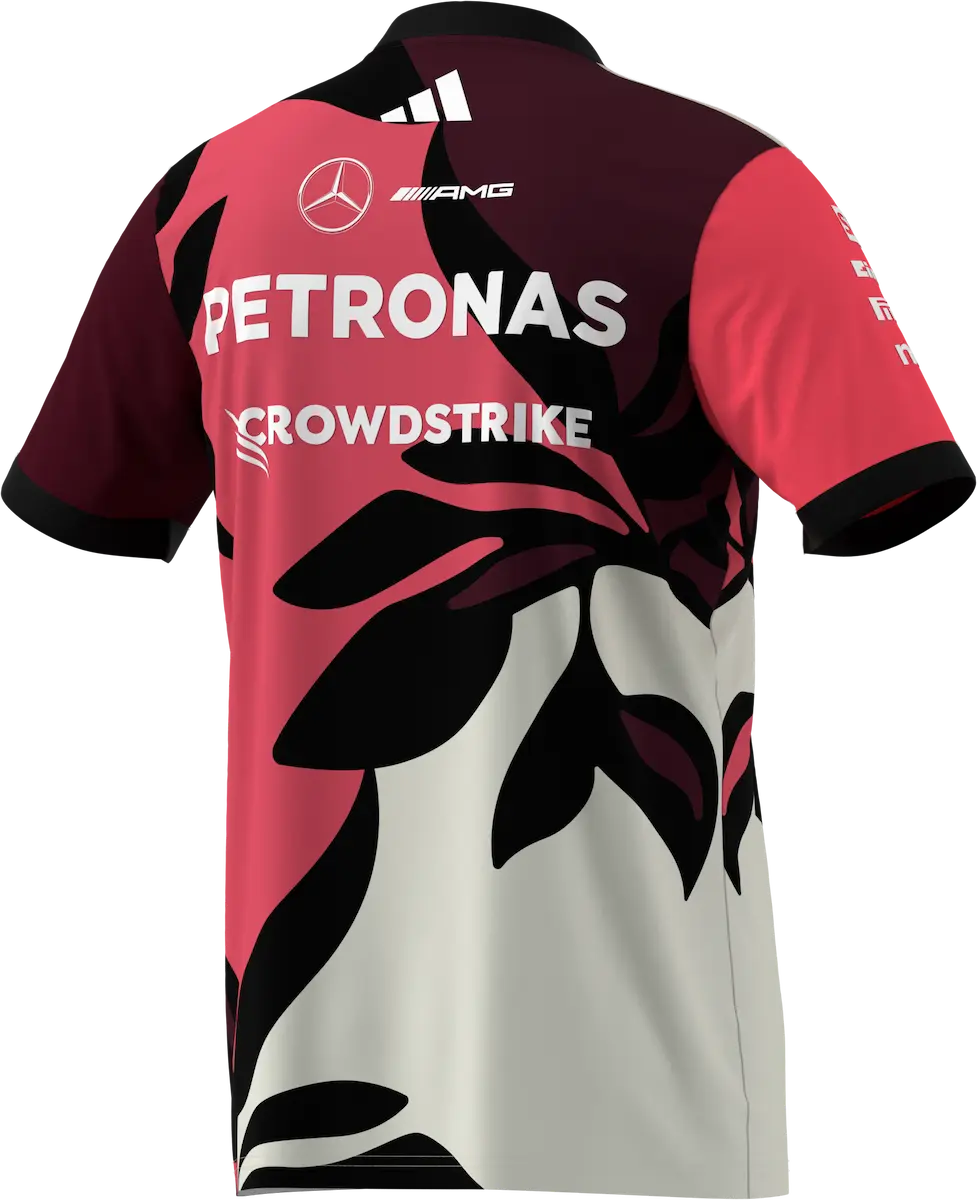T-shirt men, driver, Mercedes-AMG F1, Special Edition Miami 2025, wine red, wine red, B67998352